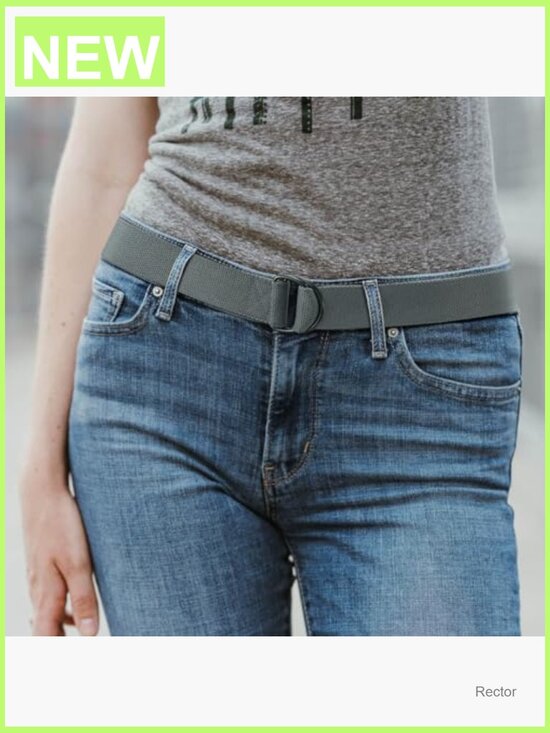 EsengNoyi Canvas Web Belt for Men Women, Casual Double D  8-Pack Canvas Belts with Double D-Ring Buckle - Men Women